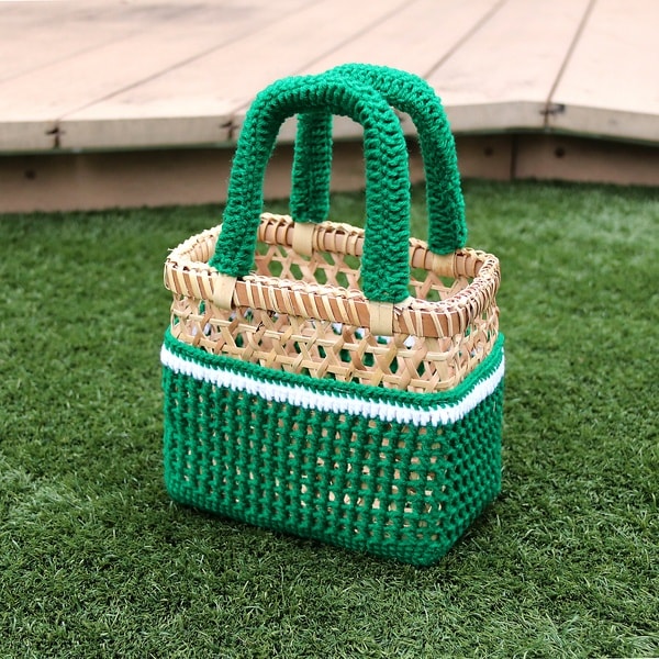 【新品】Rouge vif la cle　リボンかごバッグ Rouge vif la cle｜【KECH Les ESSENTIELS/ケッシュ ル