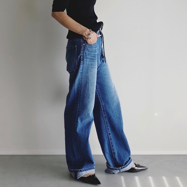 woadblue /ウォードブルー】SALUU / サルー / ルーズ デニム