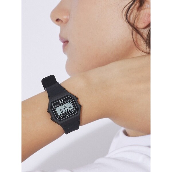 [�}���C]�yICE-WATCH / �A�C�X�E�H�b�`�zICE DIGIT RETRO / �r/���[�W���E���B�t ���N���iRouge vif la cle�j �u���b�N