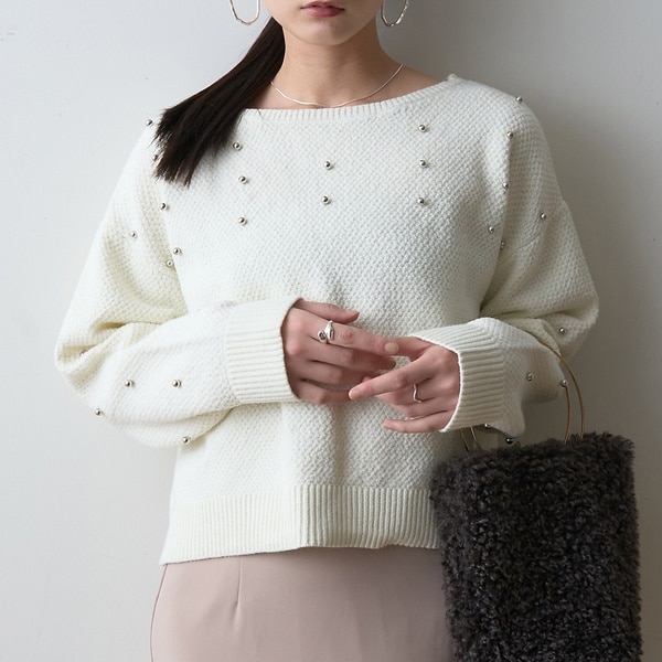 ツイストニットプルオーバー | ルージュ・ヴィフ ラクレ(Rouge vif la