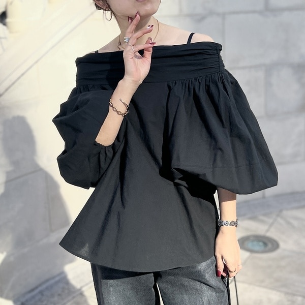 Rouge vif la cle / ルージュ・ヴィフ ラクレ ギャザーアシンメトリーブラウス 楽天市場】【SALE／30%OFF】ギャザーアシンメトリーブラウス