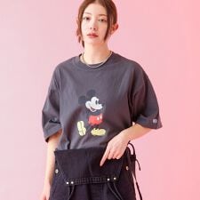 【DISCUS/ディスカス】DISCUS×Disneyコラボ Tシャツ　半袖/デ