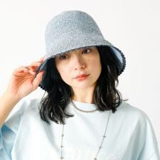 【Ruben/ルーベン】ウェーブカギアミハット【WEB限定】