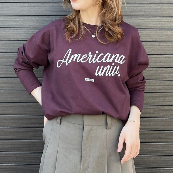 Rouge vif la cle / ルージュ・ヴィフ ラクレ ＜別注＞【MICA&DEAL /マイカアンドディール】ロゴTシャツ / フレアス 別注＞【MICA&DEAL /マイカアンドディール】ロゴTシャツ