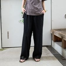 レースストレートパンツ