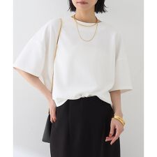 【接触冷感】ストレッチダンボール半袖プルオーバー