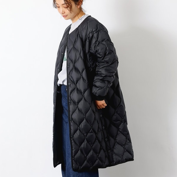 Rouge vif マフラー付きグログランダウン マフラー付きグログランダウン | ルージュ・ヴィフ ラクレ(Rouge