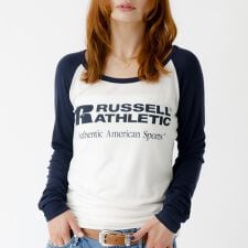 【RUSSELL ATHLETIC/ラッセル アスレチック】ラグランスリーブ/ロ