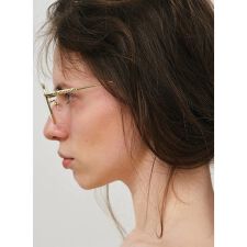 ルージュ・ヴィフ ラクレ(Rouge vif la cle)の【heyep／ヘイップ】ラインストーン&ロゴ付アビエイターメガネ