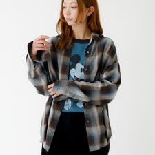 【MICA&DEAL /マイカアンドディール】オンブレ 2WAYシャツ/チェック