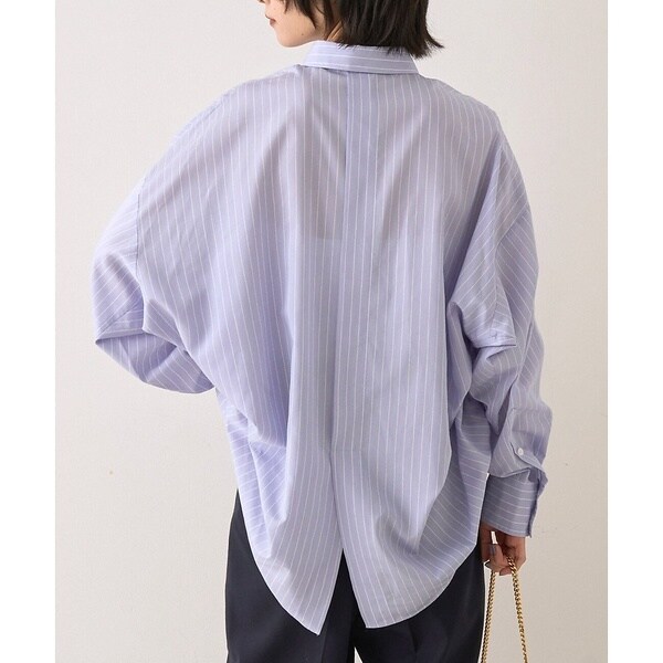 ルージュ・ヴィフ ラクレ（Rouge vif la cle）/バックドレープストライプシャツ バックドレープストライプシャツ | ルージュ・ヴィフ ラクレ(Rouge vif