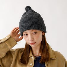 【RUBEN/ルーベン】RUS-8353/ヘザーボンボンワッチキャップ/HEAT