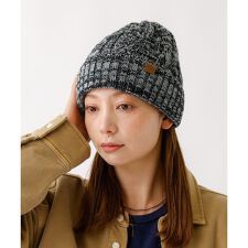 【RUBEN/ルーベン】ケーブル裏ボアニット帽/ RUS-7092 MIX/メラ