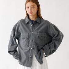 【JOHNBULL/ジョンブル】ピグメントスウェットシャツ/織り/スウェット【