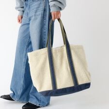 【TRIFFER/トリファー】ボアトート/バッグ/大容量/A4収納可能【WEB限