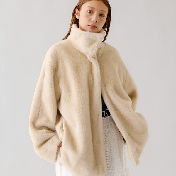 SLOBE IENA 【DANTON/ダントン】T/C SHORT ダウンコート SLOBE IENA（スローブイエナ）の「【DANTON/ダントン】T/C SHORT