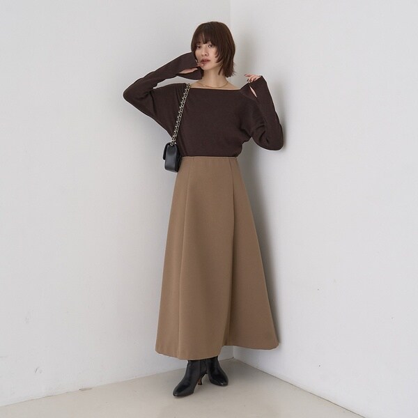 ボンディングフレアスカート【予約】