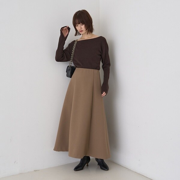 ボンディングフレアスカート【予約】