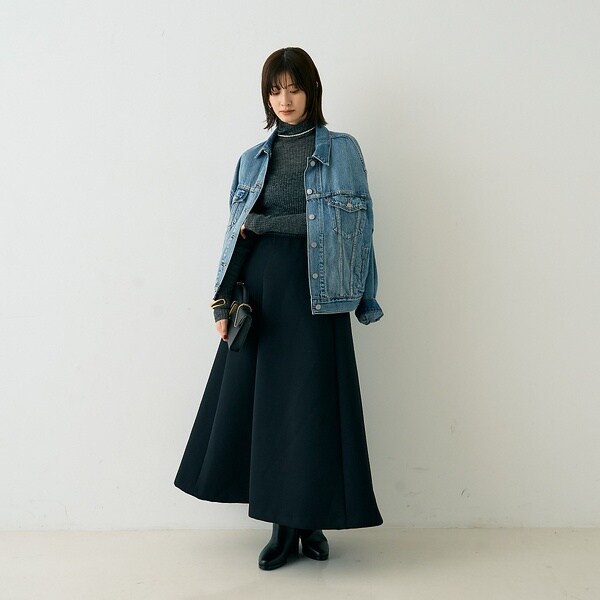 ボンディングフレアスカート【予約】