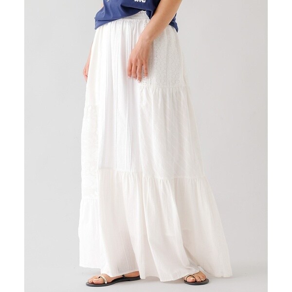 nap / ナップ】Textured Detail Skirt / テキスタイ | ルージュ