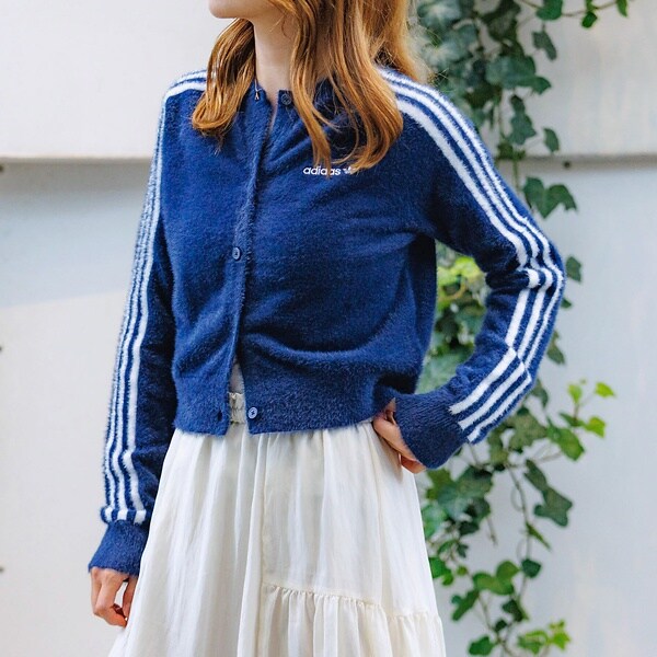 カーディガン フラッフィー ニットカーディガン / シャギー