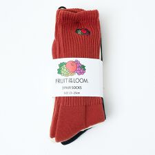 ルージュ・ヴィフ ラクレ(Rouge vif la cle)の【FRUIT OF THE LOOM/フルーツ・オブ・ザ・ルーム】【3足セット】