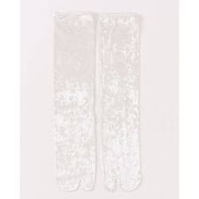 【Keena/キーナ】ベルベットソックスロング/靴下/丈長め/足袋/ベロア【WE