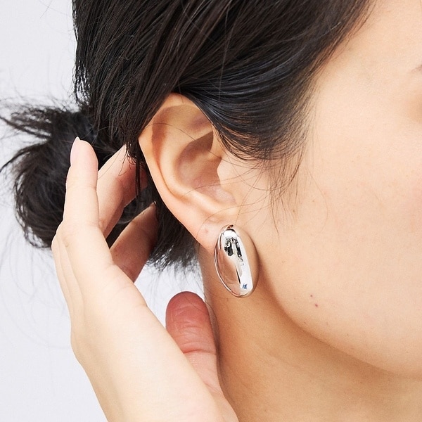 [}C]yLILI CLASPE/NXvzKEIREN DOME EARRINGS/[WEBt NiRouge vif la clej Vo[