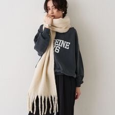 【一部店舗限定】ボリュームフリンジマフラー/ストール
