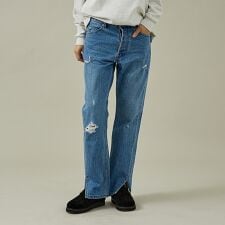 【157×WOADBLUE】Slit Straight / スリット ストレート