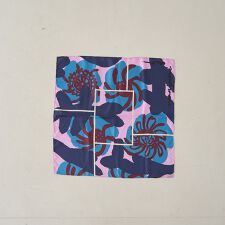 【manipuri/マニプリ】ペイントフラワーシルクスカーフ 65×65 日本製