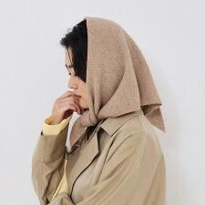 【WILLIAM BRUNTON/ウィリアム ブラントン】ヘッドスカーフ