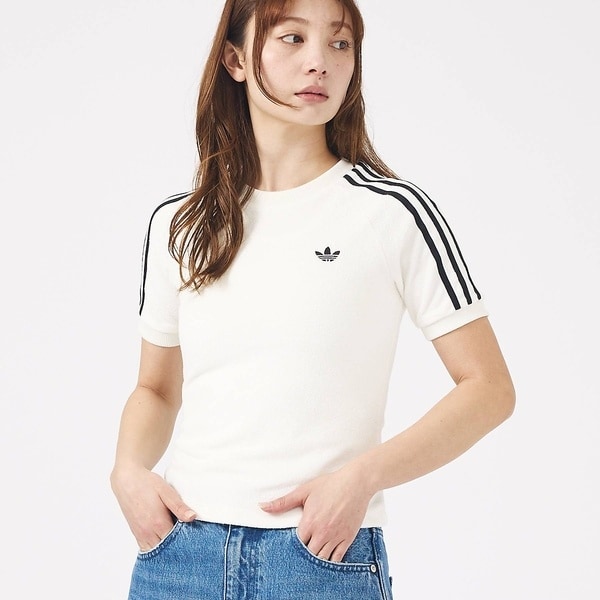 [�}���C]�yadidas/�A�f�B�_�X �zTERRY TOWEL CALI TEE/�e���[�^/���[�W���E���B�t ���N���iRouge vif la cle�j �I�t�z���C�g