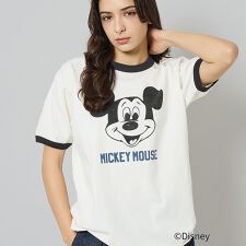 【JOHNBULL/ジョンブル】MICKEY MOUSE RINGER T/ミッ