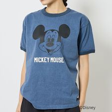 【JOHNBULL/ジョンブル】MICKEY MOUSE RINGER T/ミッ