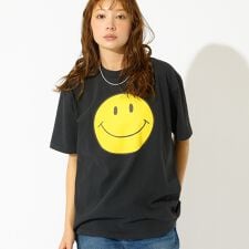 【HANDTEX×Masayoshi Watanabe】スマイル プリントTシャ