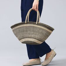 【BAGMATI / バグマティ】アバカバスケット L / トートかごバッグ【予