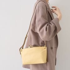 【ORSETTO/オルセット】BARCA レザーミニショルダーバッグ