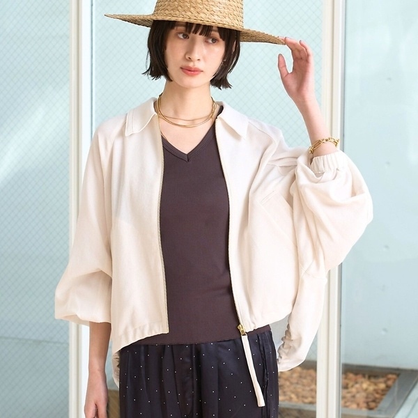 【人気追加】コクーンブルゾン