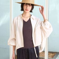 【人気追加】コクーンブルゾン