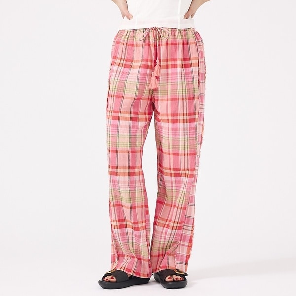 [�}���C]�yLe Melange/���E�������W���z�����C�[�W�[�p���c/�`�F�b�N��/�o���[��/���[�W���E���B�t ���N���iRouge vif la cle�j �s���N