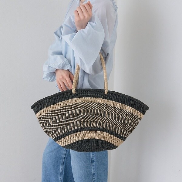 バグマティ ウッドハンドルBOXガタカゴ The Bagmati（ザバグマティ） かごバッグ カゴバッグ 「The Bagmati
