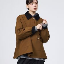 MICA＆DEAL】WEB限定ノーカラーショートブルゾン | ルージュ・ヴィフ 