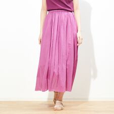 ギャザーロングスカート