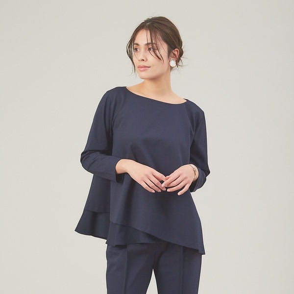 カリテ（qualite）/【セットアップ対応】ポンチレイヤードプルオーバー セットアップ対応】ポンチレイヤードプルオーバー | カリテ(qualite