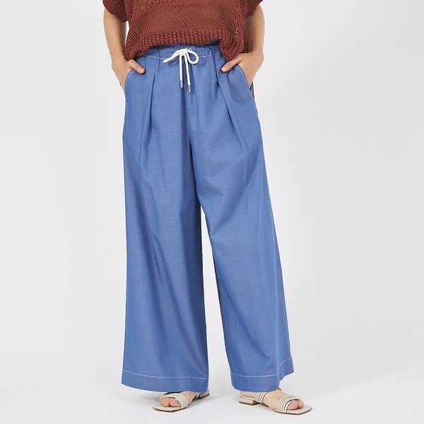 カリテ（qualite）/コットンリヨセルデニムワイドパンツ コットンリヨセルデニムワイドパンツ | カリテ(qualite) | マルイ