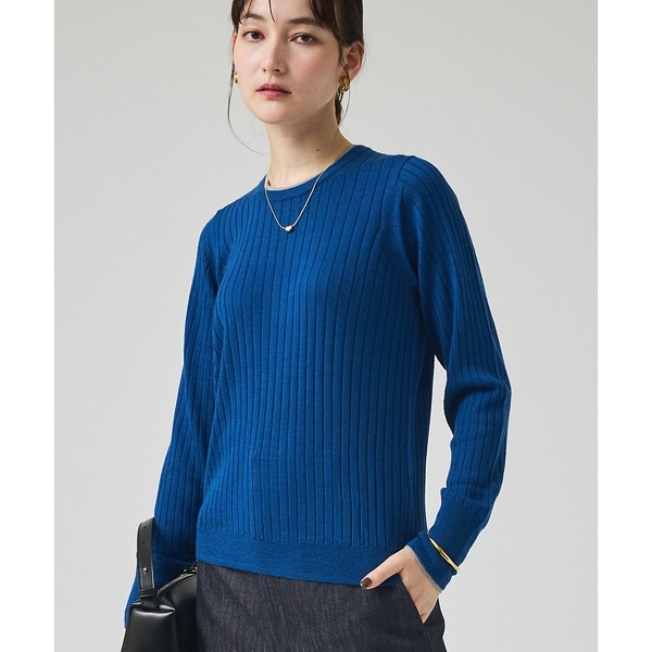 レイヤードワイドリブニット | カリテ(qualite) | マルイウェブチャネル