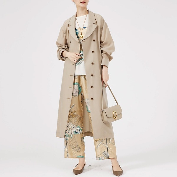 インディヴィ ハンドウォッシュ ライナー付きカルゼ2WAYフーデットコート