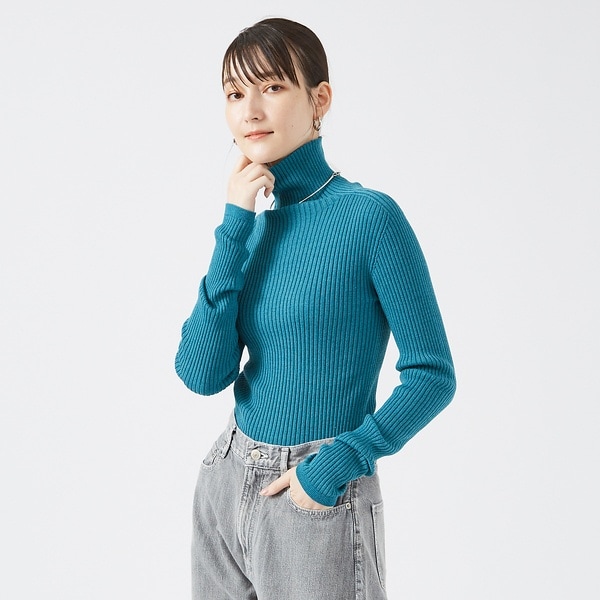 【日本製/2024AW】シームレスタートルニット 日本製/2024AW】シームレスタートルニット | カリテ(qualite
