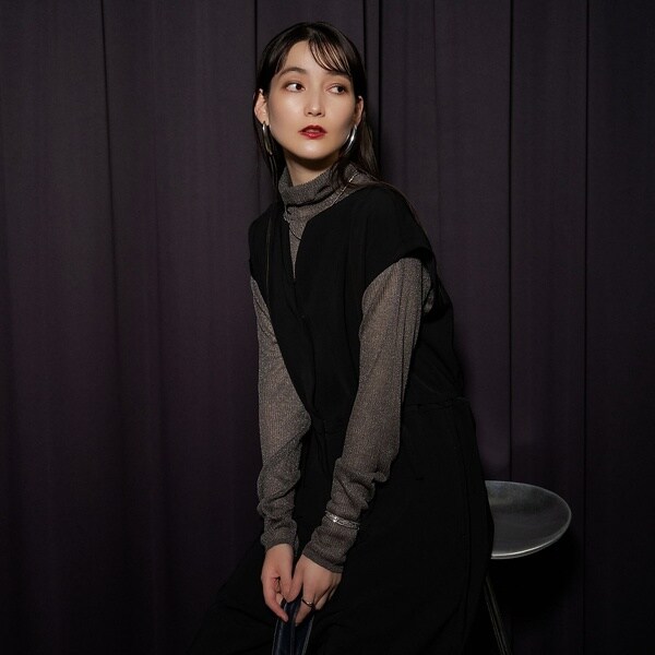 シャイニーリブニット | カリテ(qualite) | マルイウェブチャネル